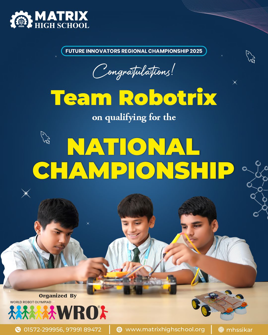 Our brilliant Team Robotrix from MHS... - Matrix High School | Facebook