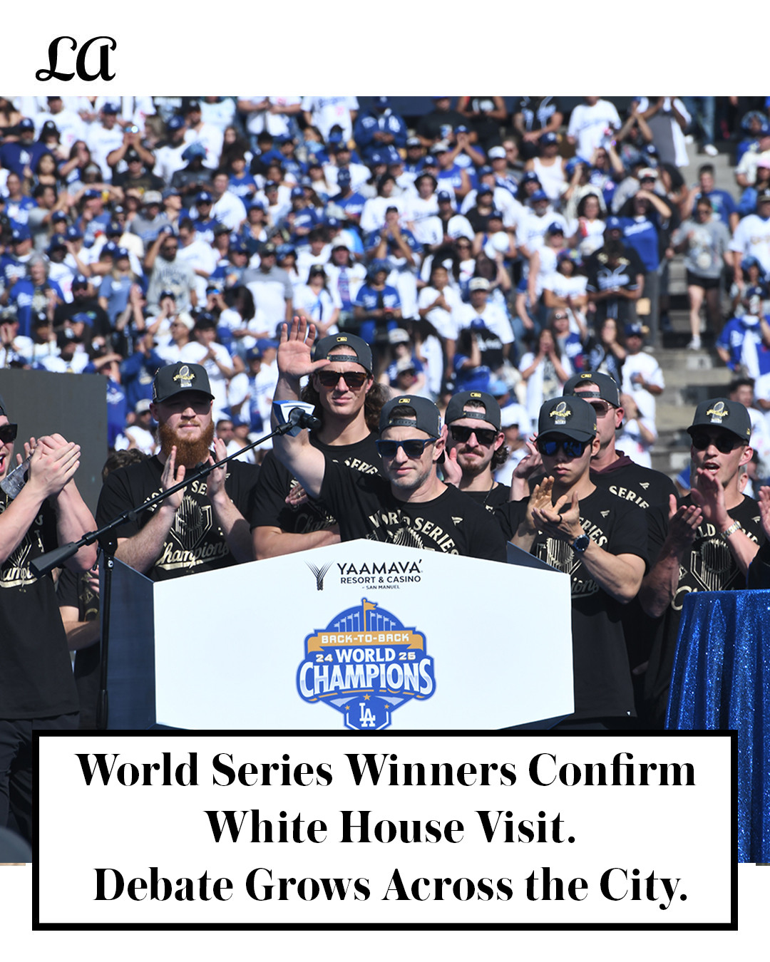 Los - The Dodgers are heading back to the White House. After winning ...