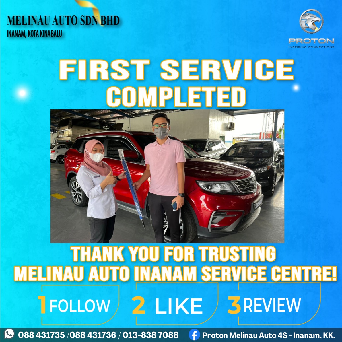 Proton Melinau Auto 4S - Inanam, KK. - 𝑻𝒆𝒓𝒊𝒎𝒂 𝑲𝒂𝒔𝒊𝒉 𝑷𝒆𝒓𝒄𝒂𝒚𝒂𝒌𝒂𝒏 𝑷𝒖𝒔𝒂𝒕 ...
