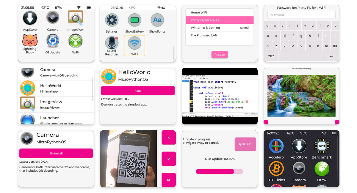 CNX Software - MicroPython-based OS with Android-like GUI... | Facebook