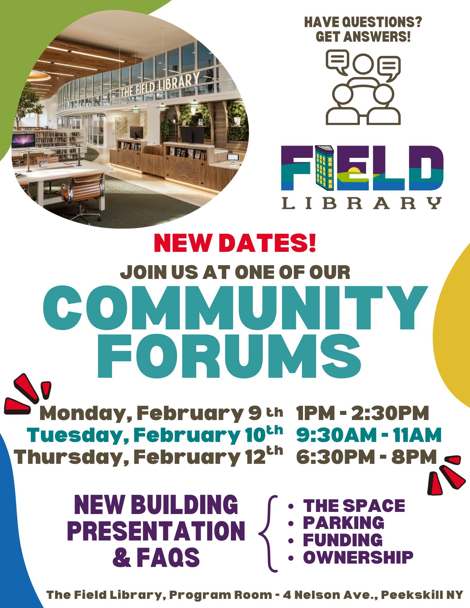 Friends of The Field Library | Peekskill NY