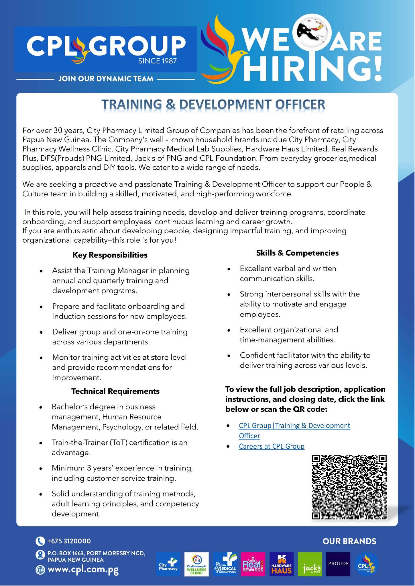 CPL Group - PNG - 🌟 We Are Hiring! 🌟 Join CPL Group's... | Facebook