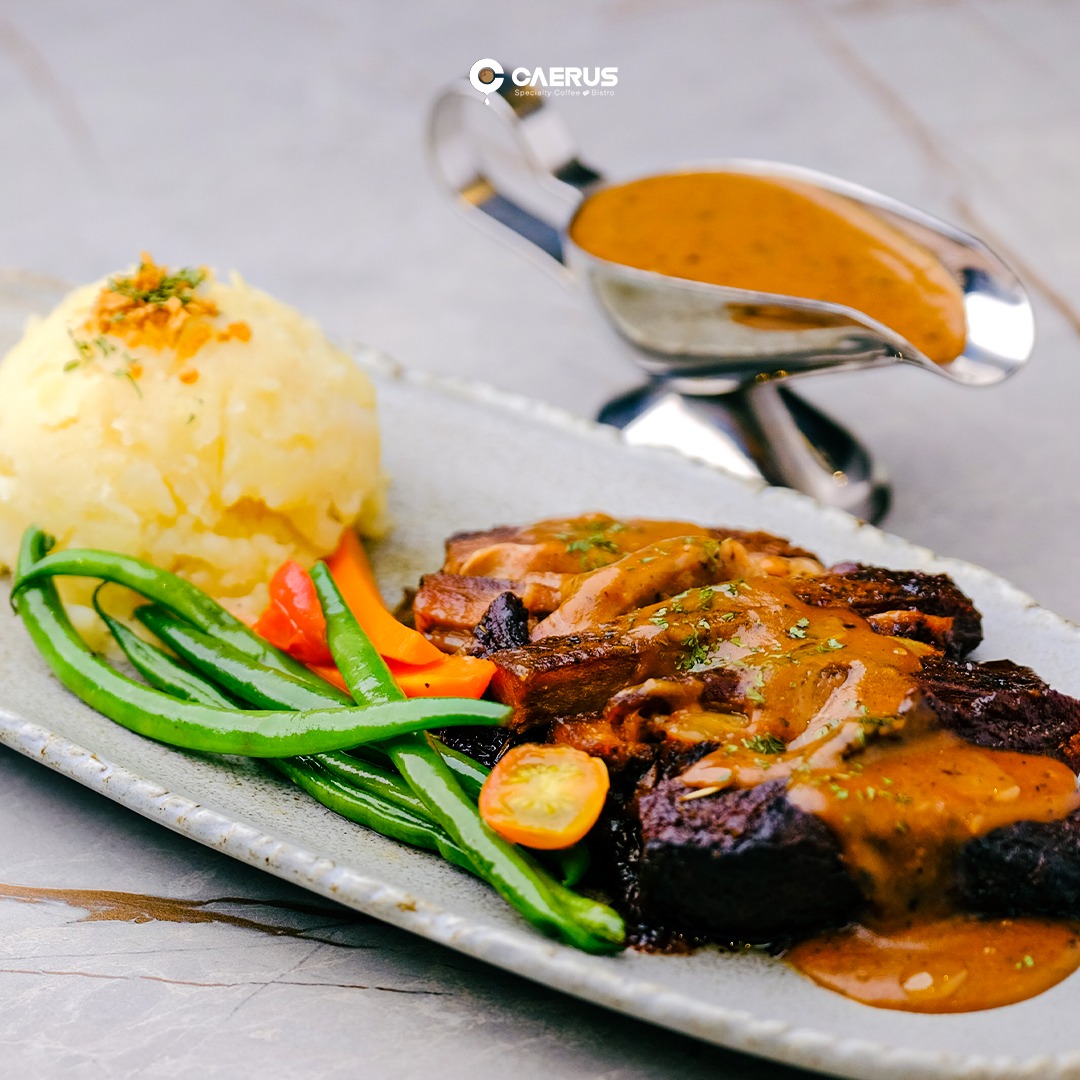 Caerus - Our Roast Beef in Truffle Cream features US Angus beef belly ...