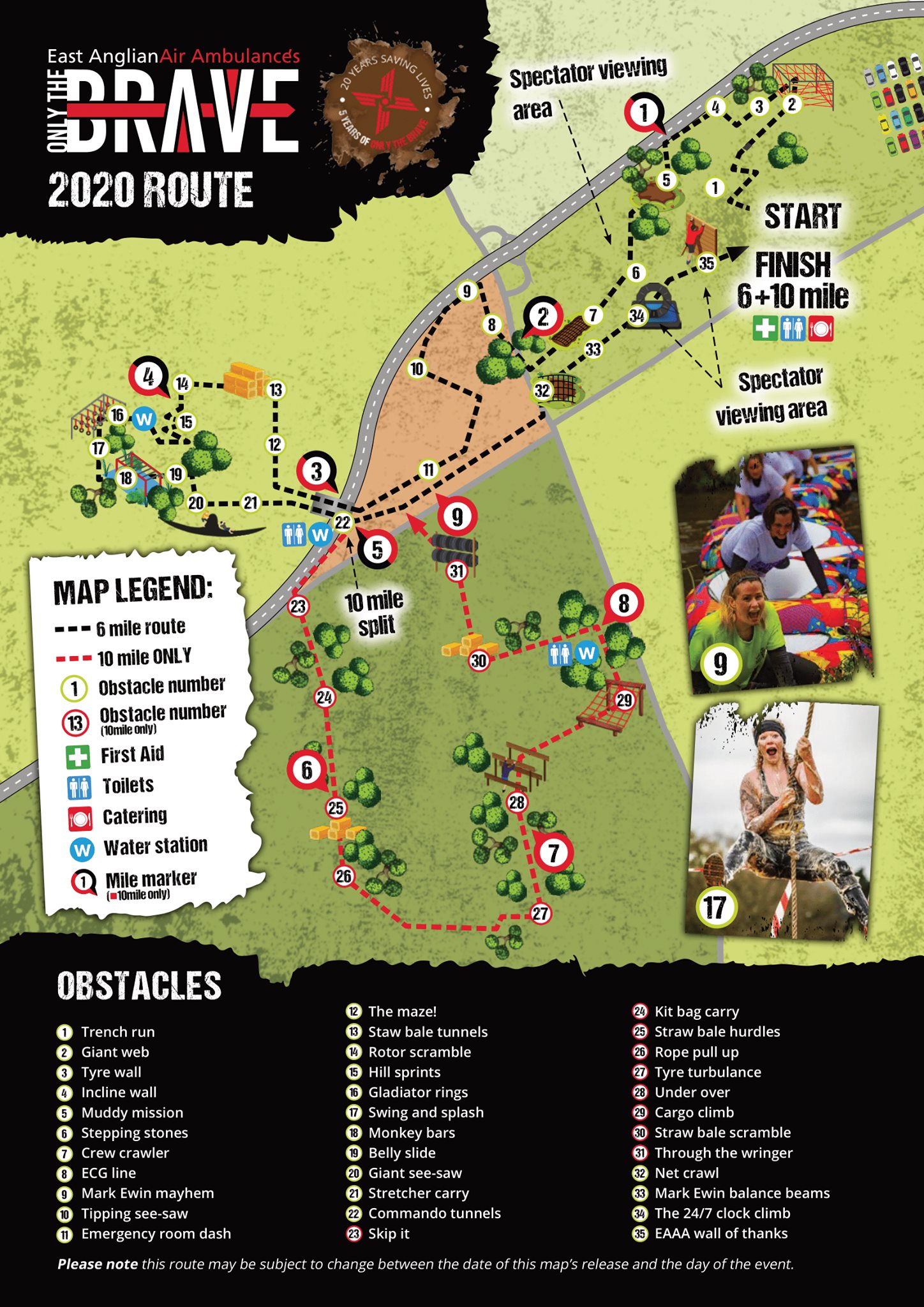 ⚠️ ROUTE MAP ALERT! Just one month... - Only The Brave Races | Facebook