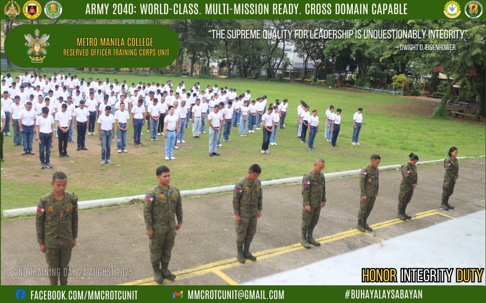 Metro Manila College ROTC... - Metro Manila College ROTC UNIT