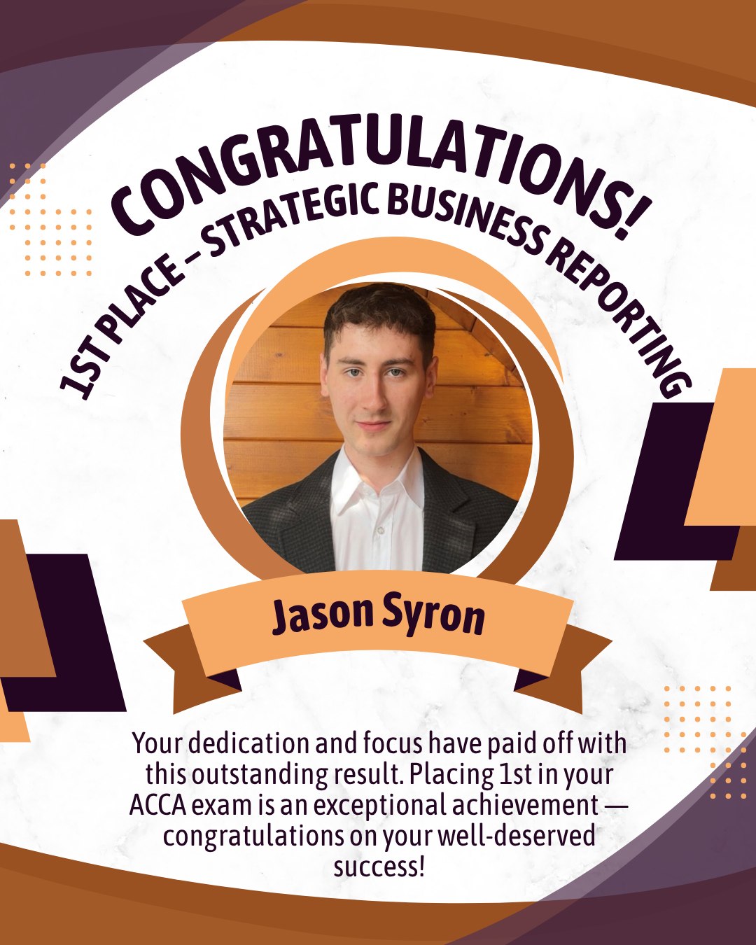 🎉 Congratulations to Jason Syron! 🎉... - Amatino Accountants | Facebook