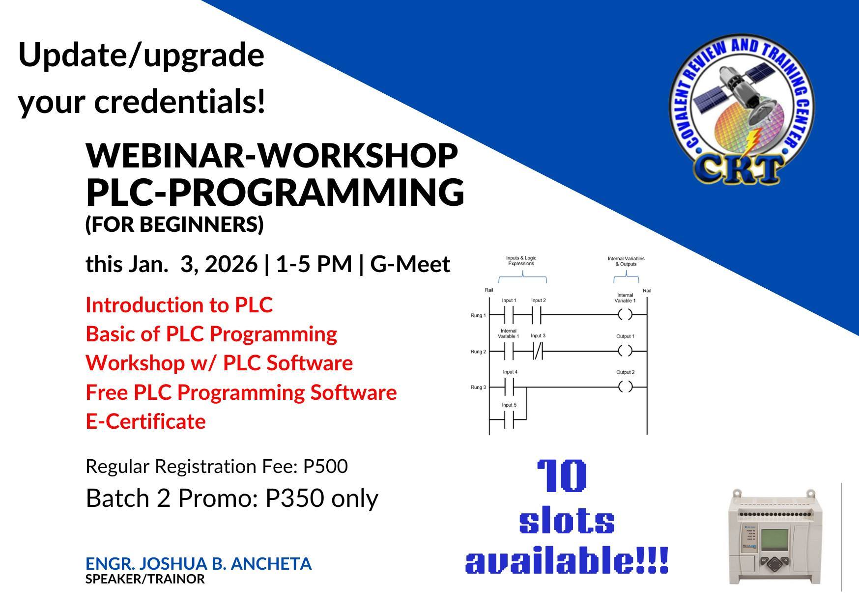 Learn The Basic of PLC... - Covalent Review and Tutorial | Facebook