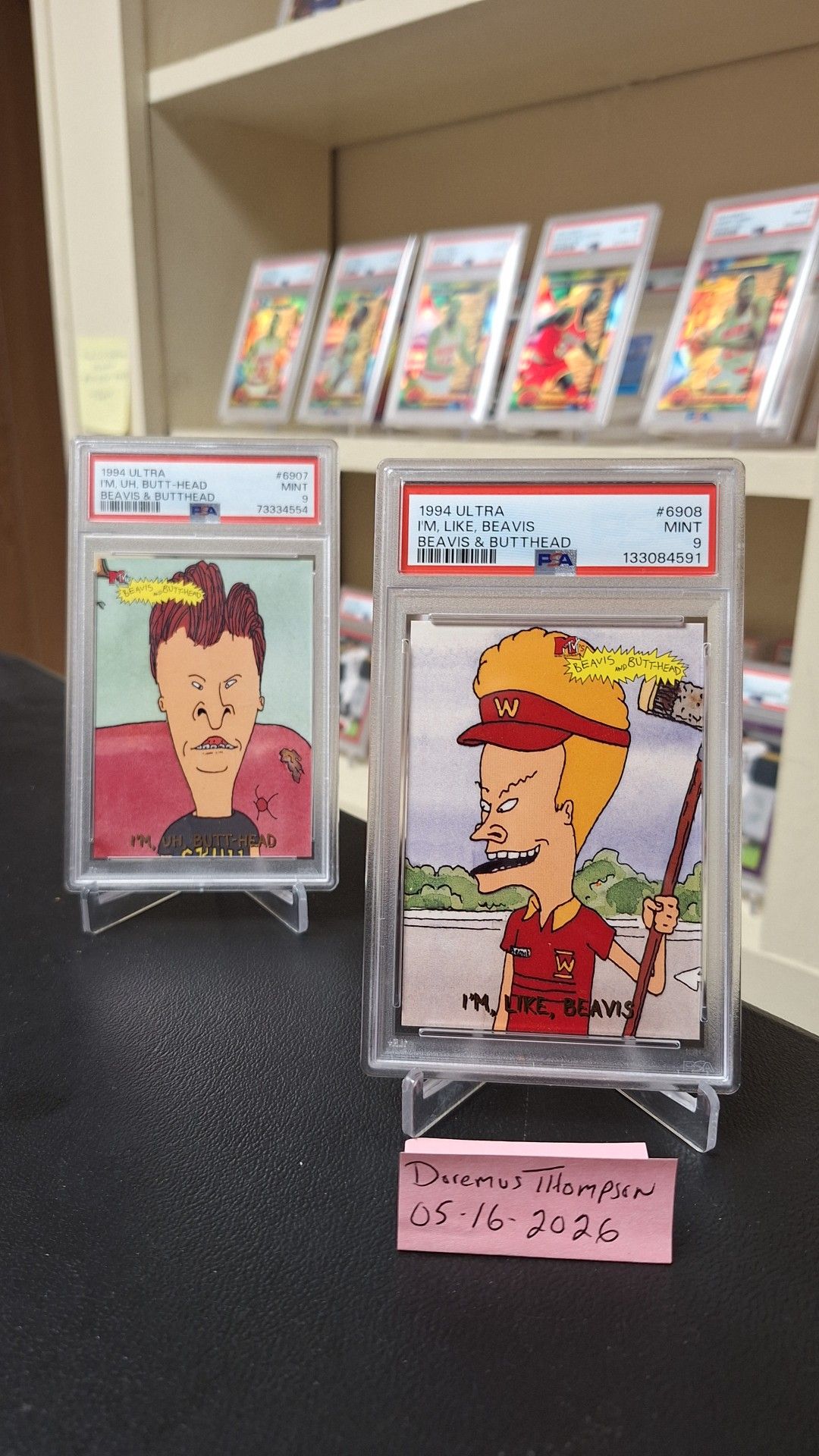 1994 Fleer Ultra Beavis and Butthead Scratch and Sniff Insert Cards