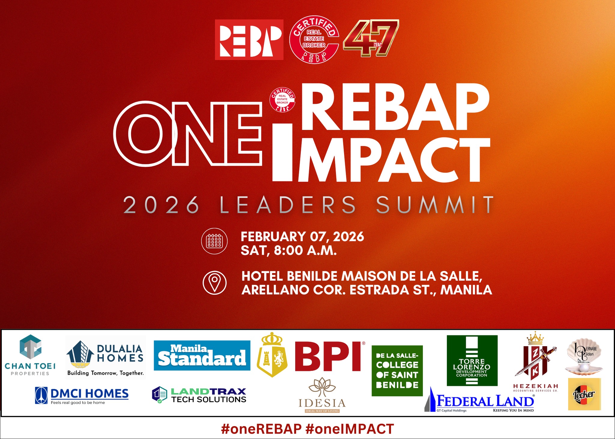 Real - REBAP unites its leaders nationwide for the ONE REBAP, ONE ...