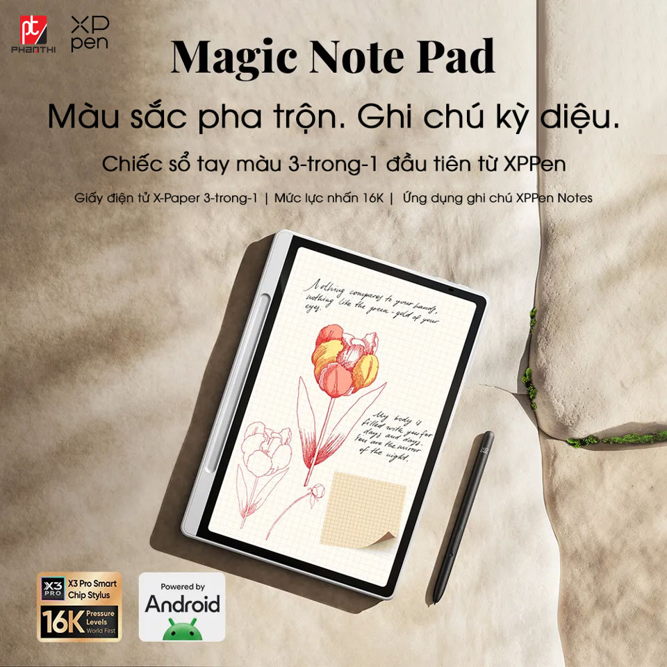 XPPen Việt Nam - MAGIC NOTE PAD – SỔ GHI CHÚ KỸ THUẬT SỐ... | Facebook