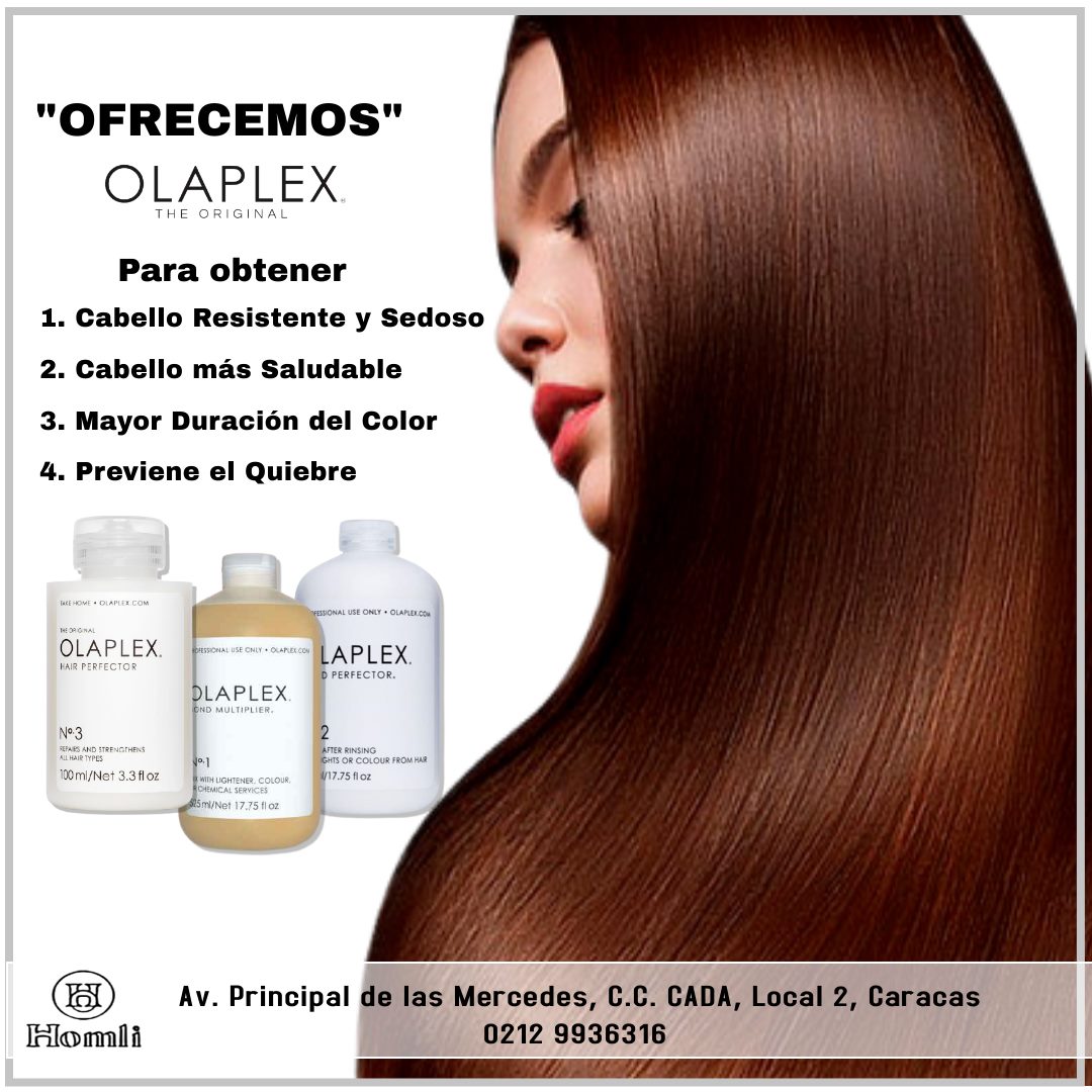 Homli - La Marca #Olaplex, es uno de los tratamientos... | Facebook