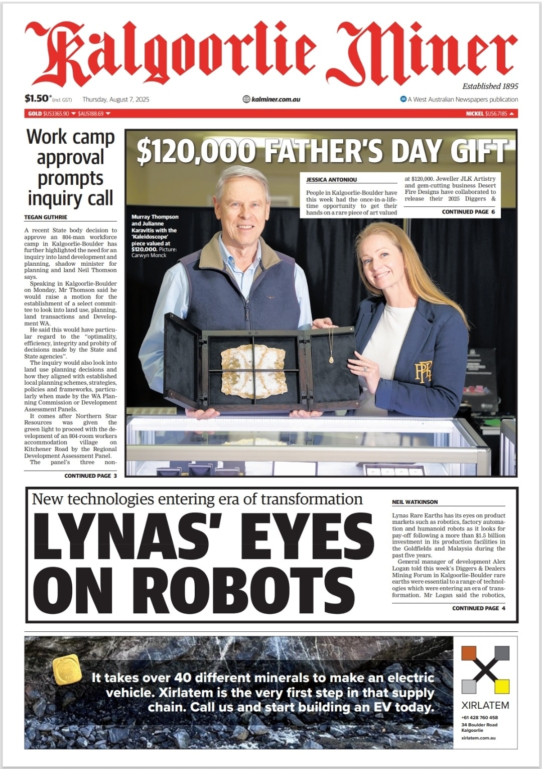 Kalgoorlie - 🗞Tomorrow's front page🗞 Subscribe for more local news at ...