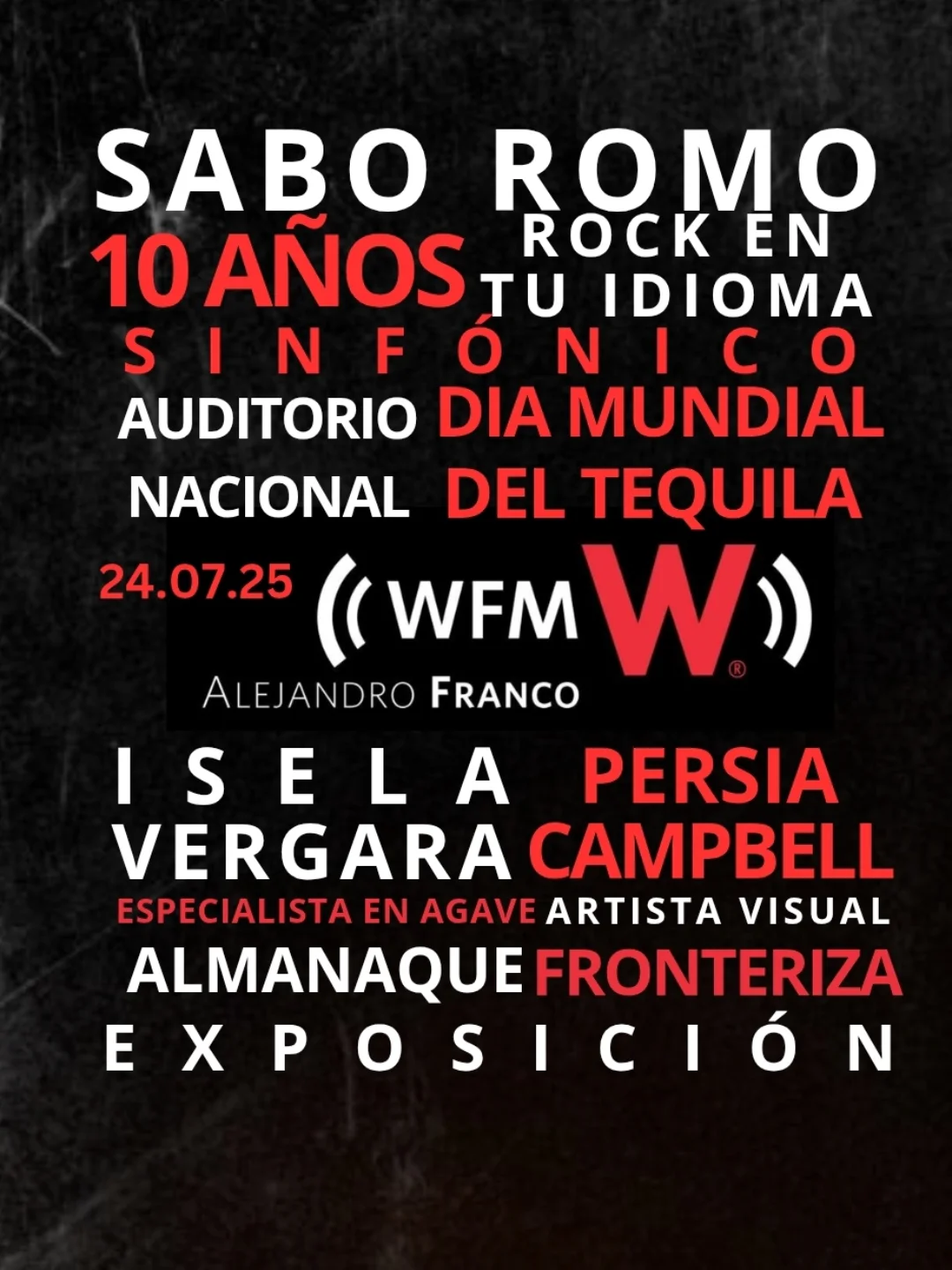 WFM - Jueves 24 de julio en #WFMWRadio con @alejandrofranco y así suena ...