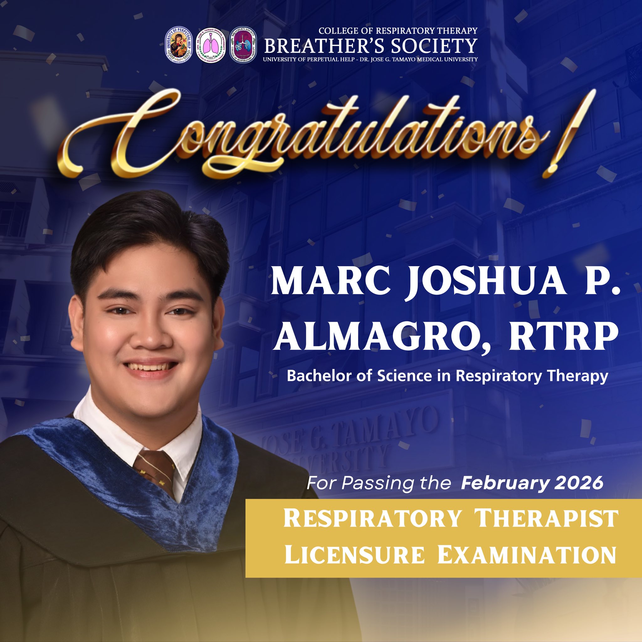 The College of Respiratory Therapy proudly congratulates the Graduates ...