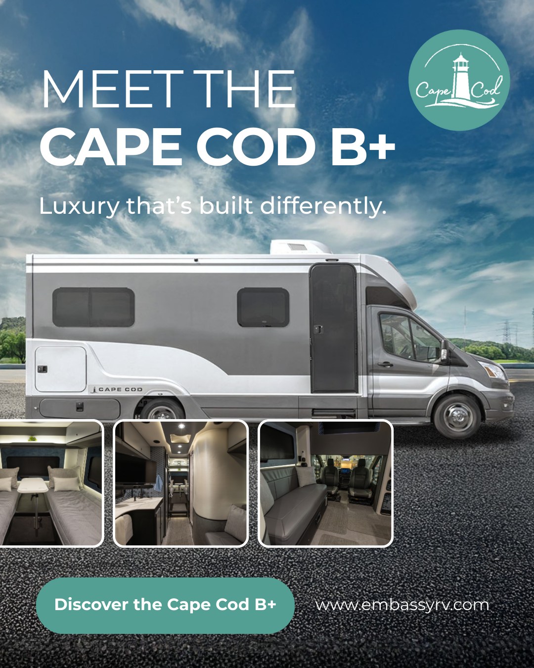 Embassy RV - 🚐 Meet the Embassy Cape Cod B+ — luxury... | Facebook