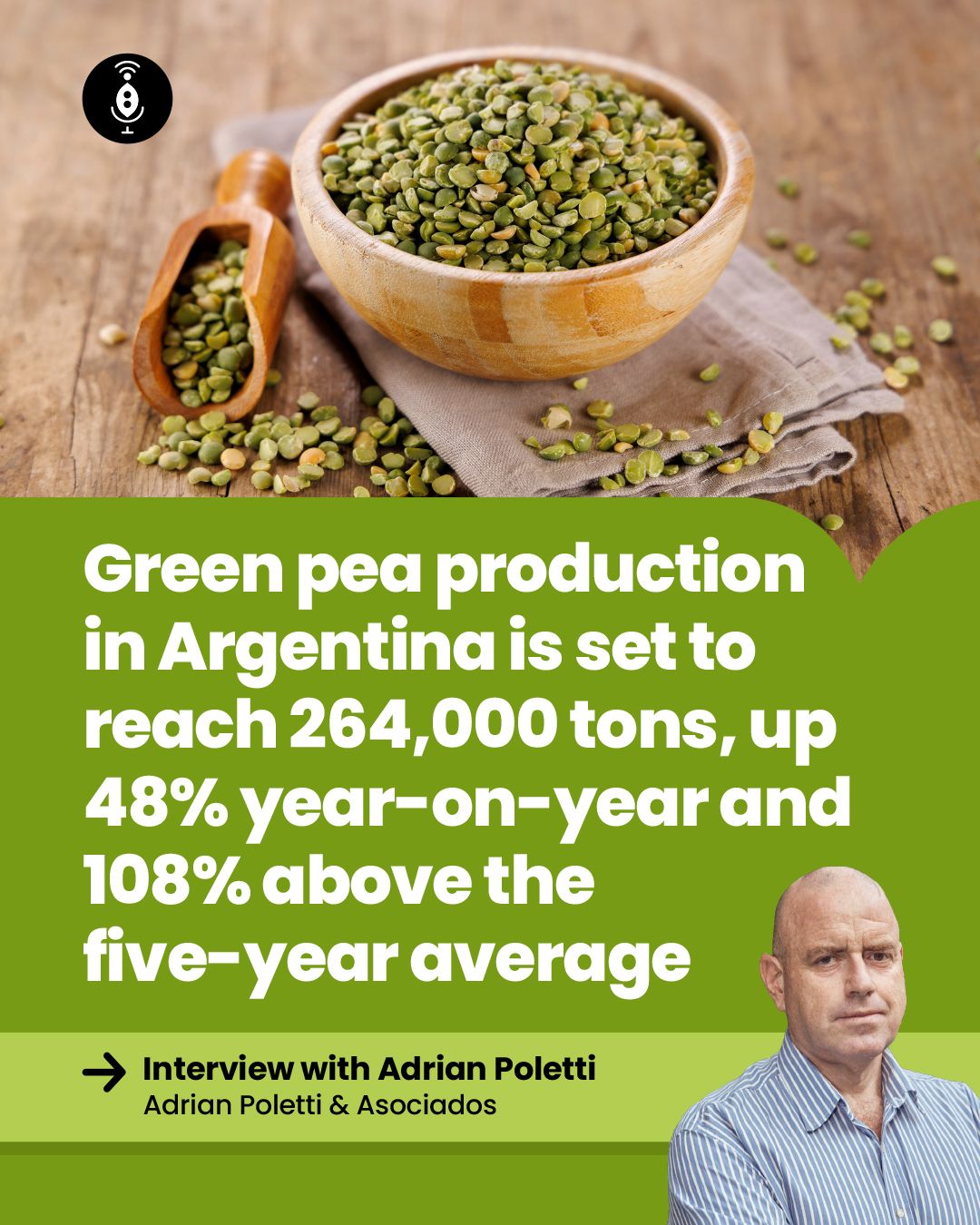 Global - Argentina is on track to deliver its largest green pea crop ...