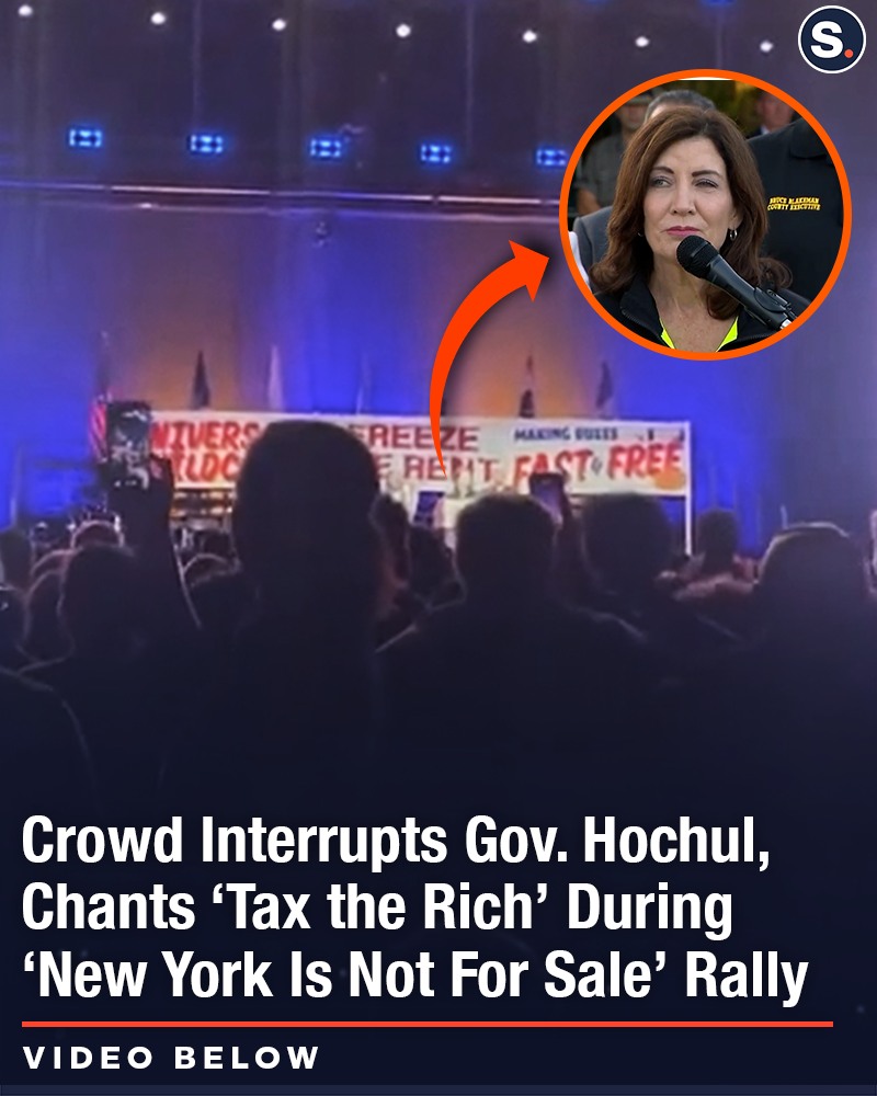 storyful - A huge crowd interrupted New York Governor... | Facebook