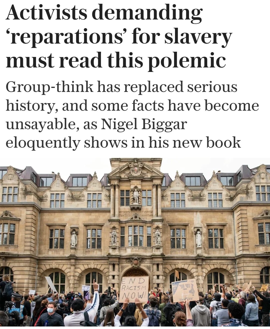 Traditional - Simon Heffer: The death, in May 2020, of George Floyd, at ...