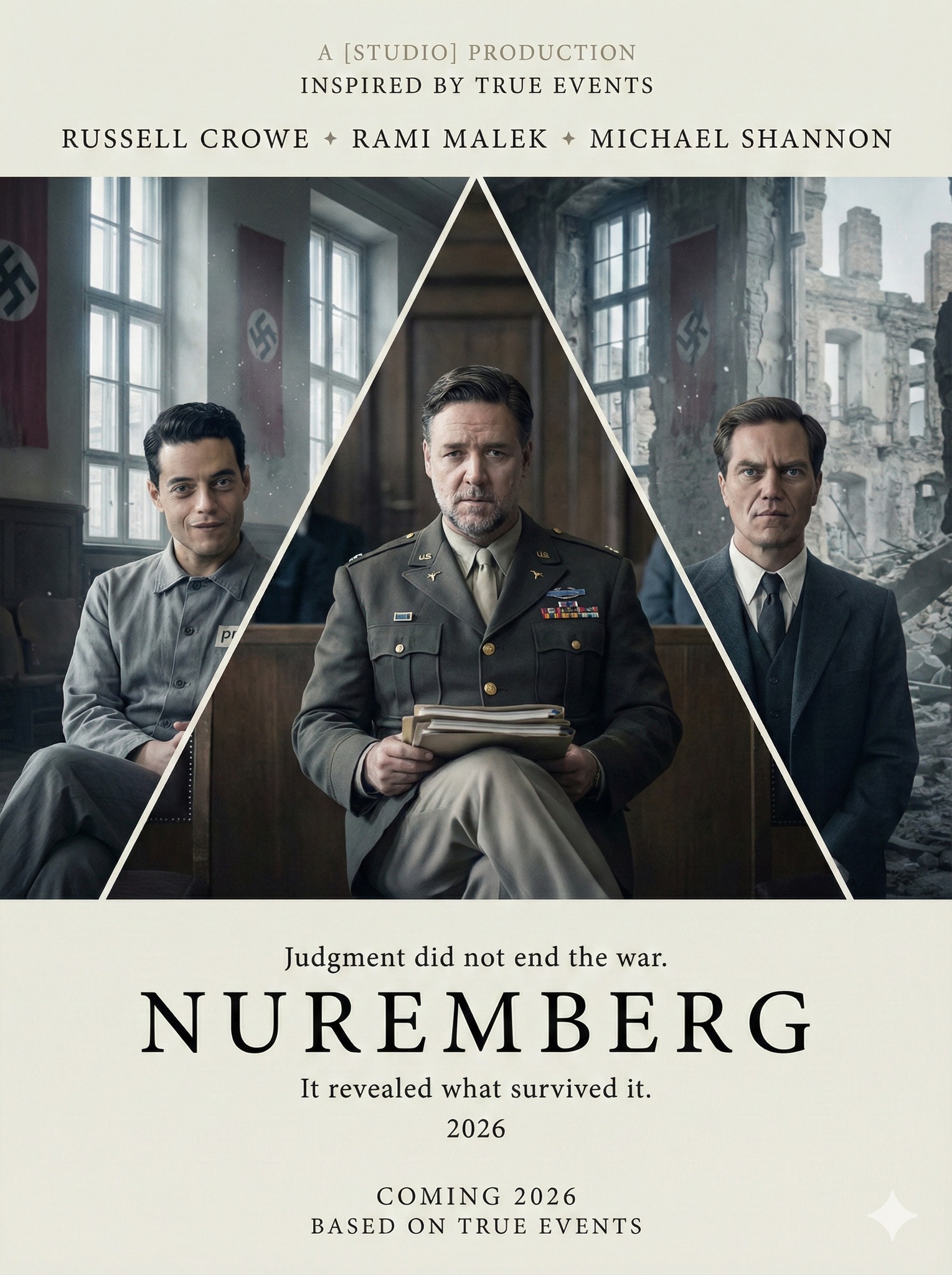 Movia - 🎬 NUREMBERG (2026) 👉 Starring: Russell Crowe •... | Facebook