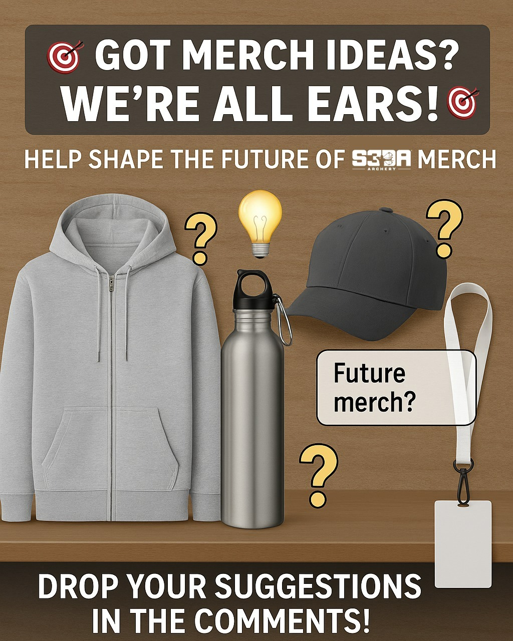 🏹 Got Merch Ideas? We’re All... - Scholastic 3-D Archery | Facebook