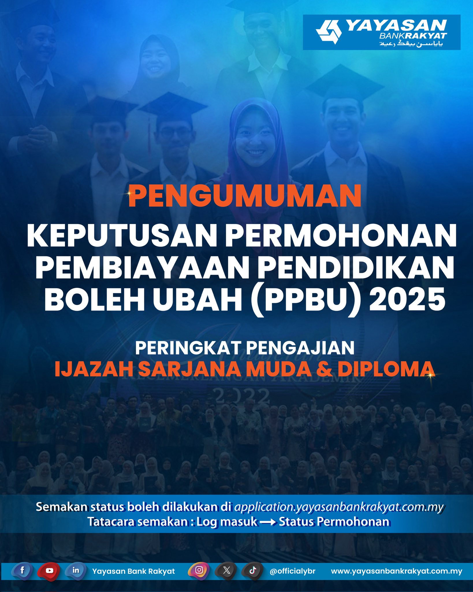 PENGUMUMAN! Keputusan bagi... - Yayasan Bank Rakyat | Facebook