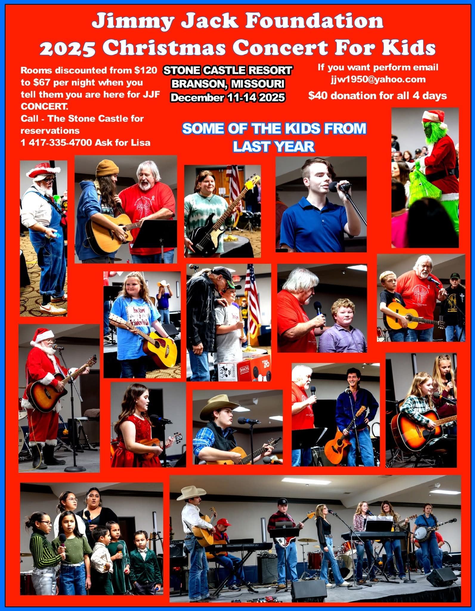 Jimmy Jack Foundation 2025 Christmas Concert For Kids