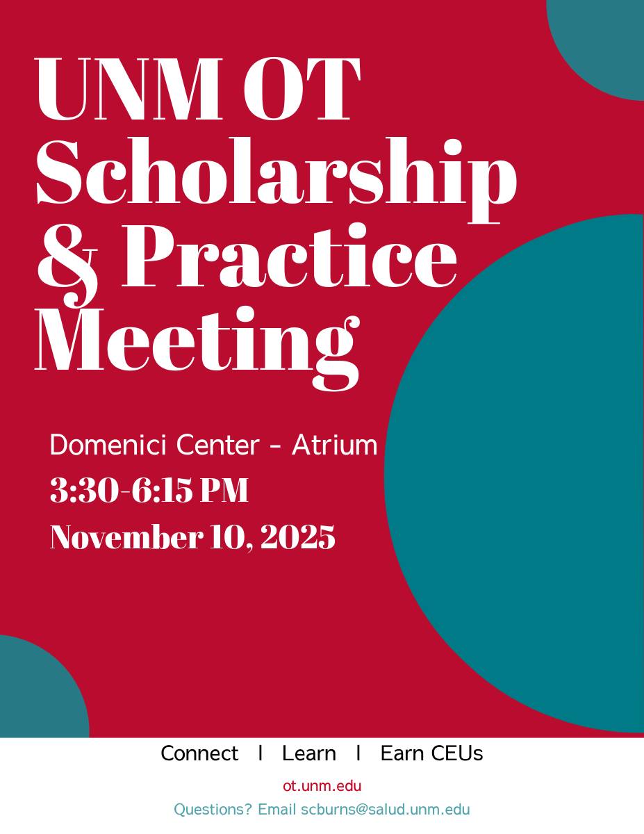 UNM Occupational Therapy Graduate Program | Albuquerque NM