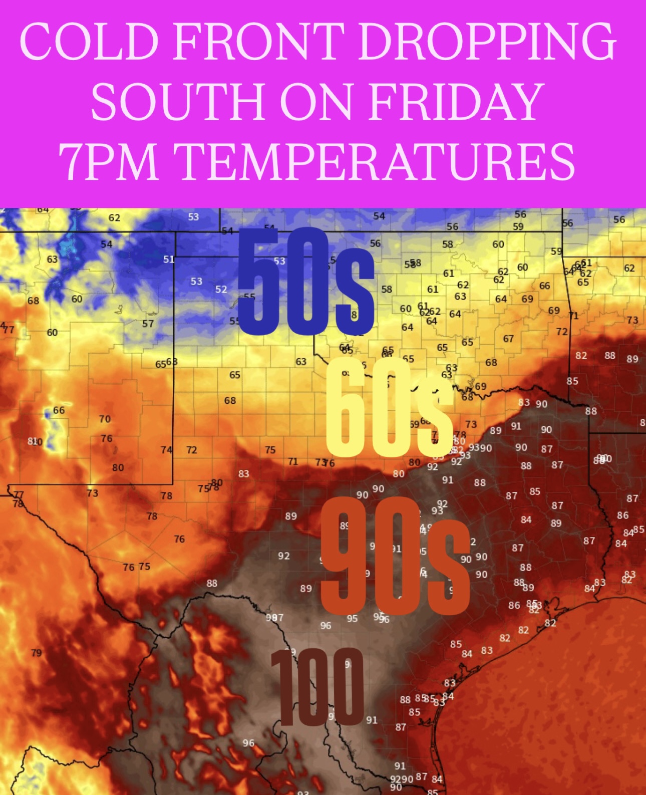 Meteorologist - A strong cold front moves into northern Oklahoma and ...