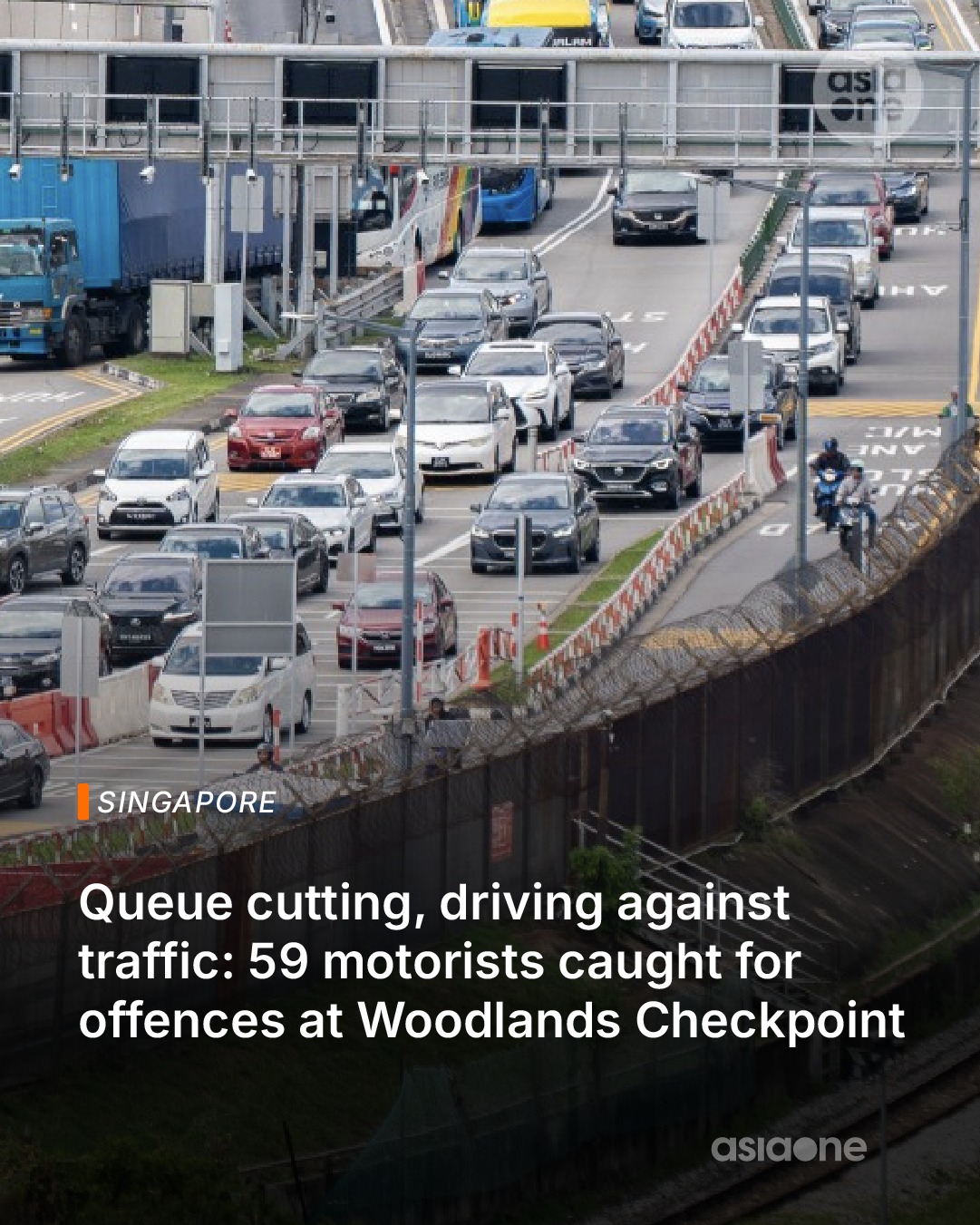 AsiaOne - They were caught committing traffic-related... | Facebook