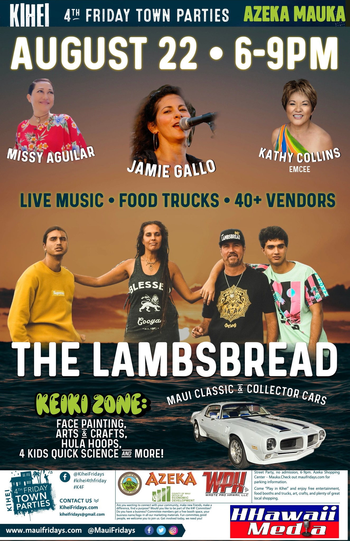 The August 4th Friday Party happens on... - Kihei 4th Friday | Facebook