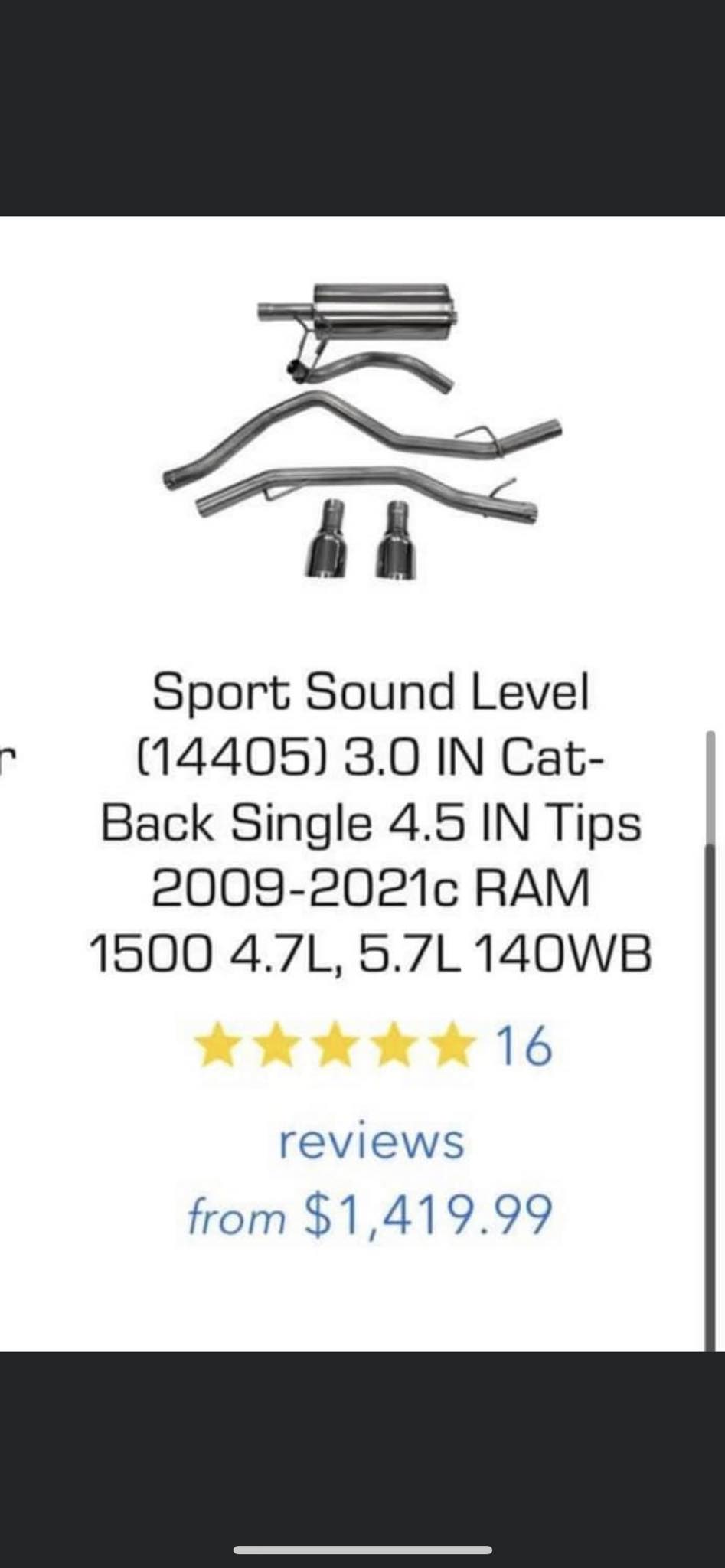 Exhaust System CATBACK Fits Chevrolet Corvette C5 5.7L & Z06 97-04 4.5