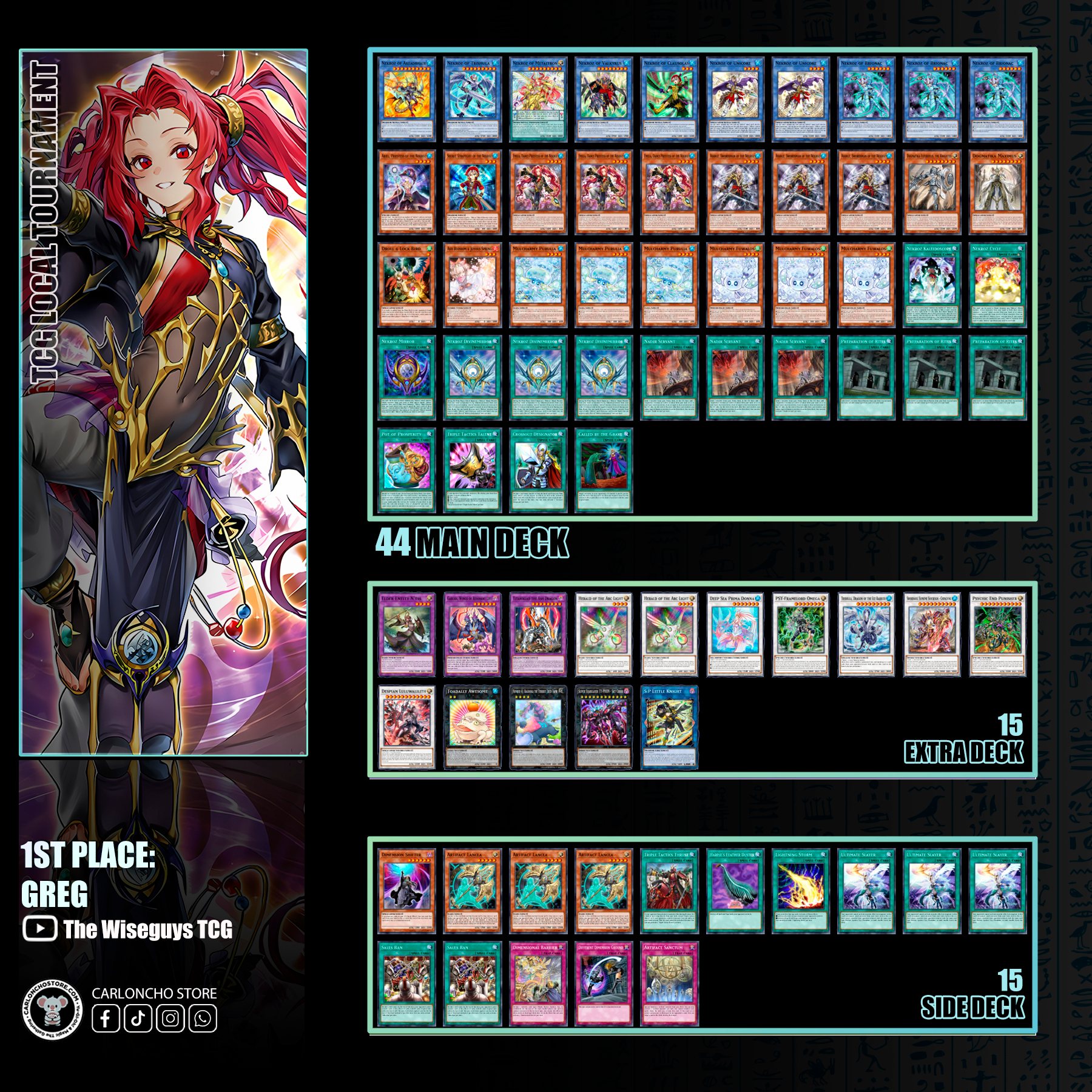 yugioh nekroz deck profile Yu-Gi-Oh! - of Brionac - DUPO-EN086 - Ultra Rare - 1st Edition Yu-Gi-Oh! TCG Local Tournament 1er