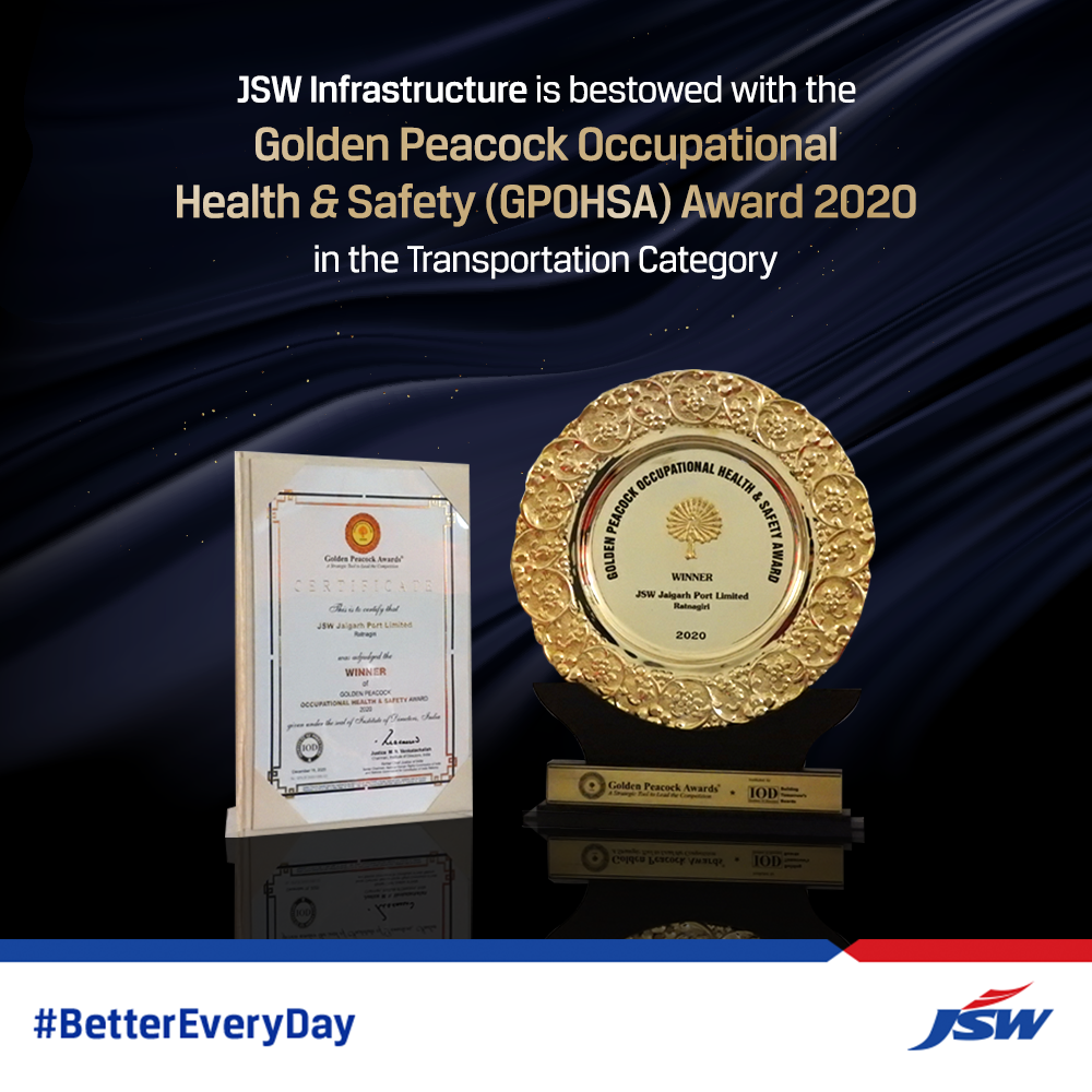 JSW Group - JSW Infrastructure has always prioritized the safety of ...