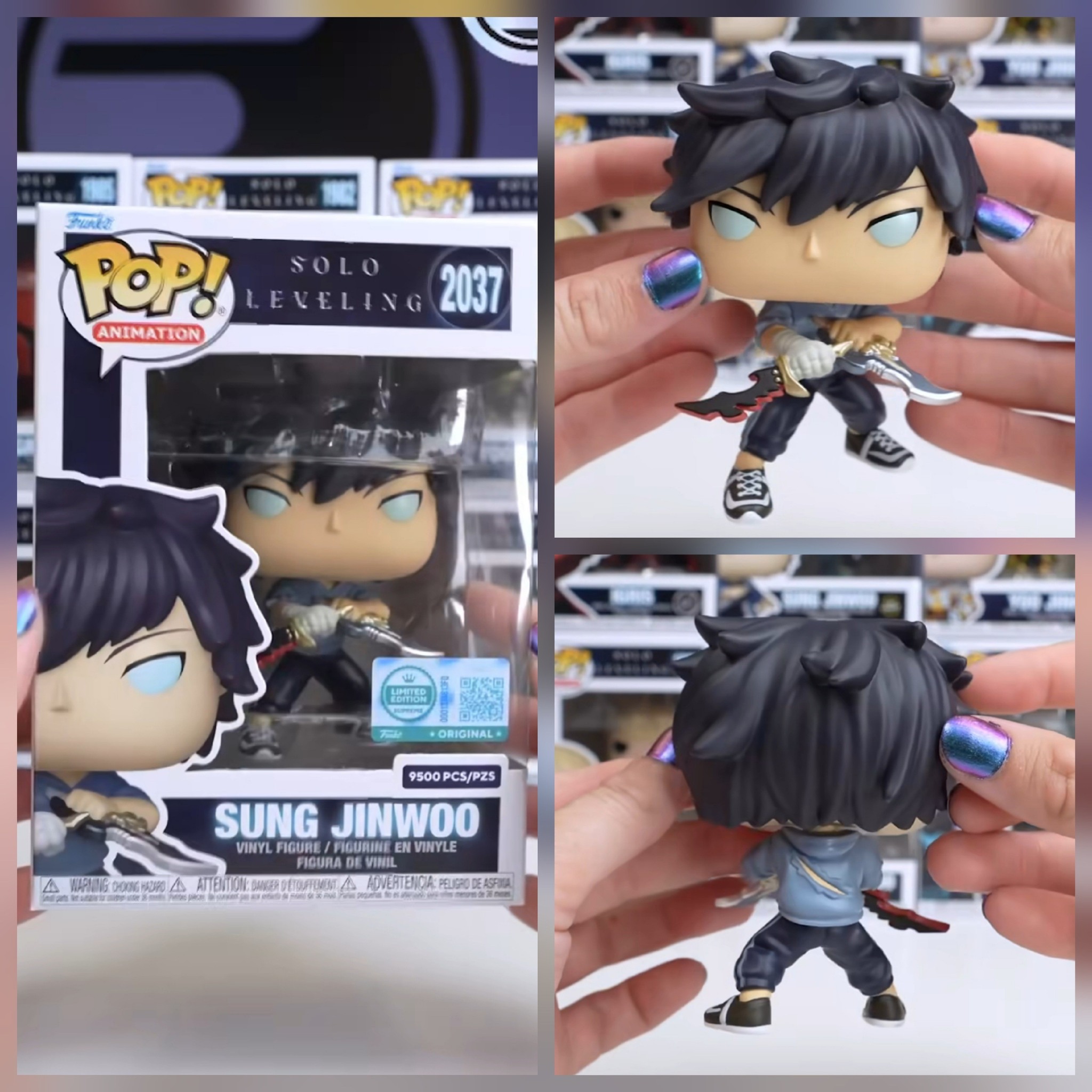 Solo Leveling Cosbi figures by Hot Toys #anime #sololeveling