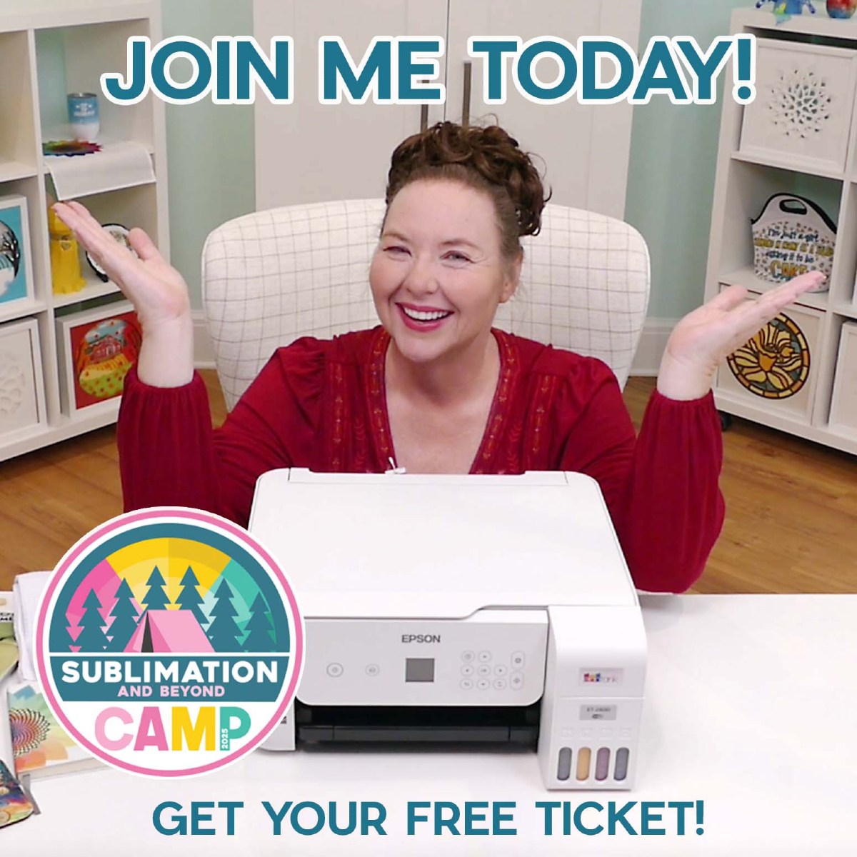 JenniferMaker.com - Are you joining me TODAY for SUBLIMATION CAMP! This ...