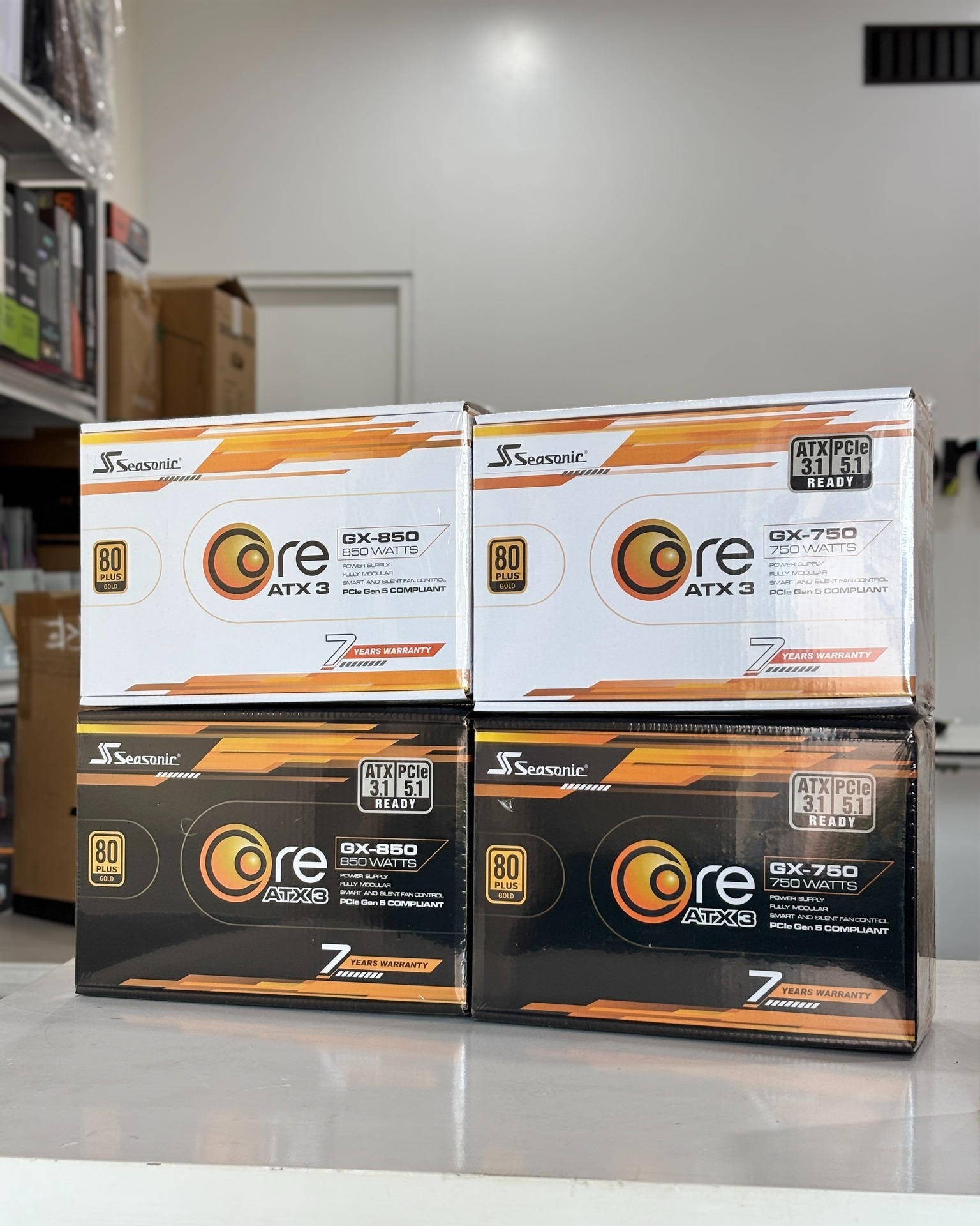 Now Available SEASONIC CORE GX Series 750W / 850W • 80+ GOLD Fully