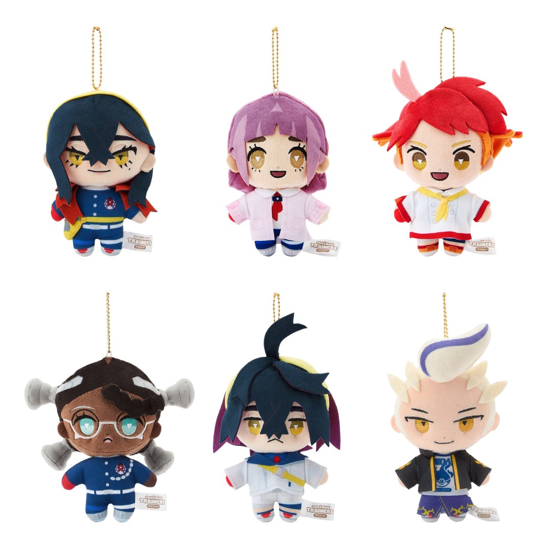 POKÉMON TRAINERS The Hidden Treasure of Area Zero Plush Keychains