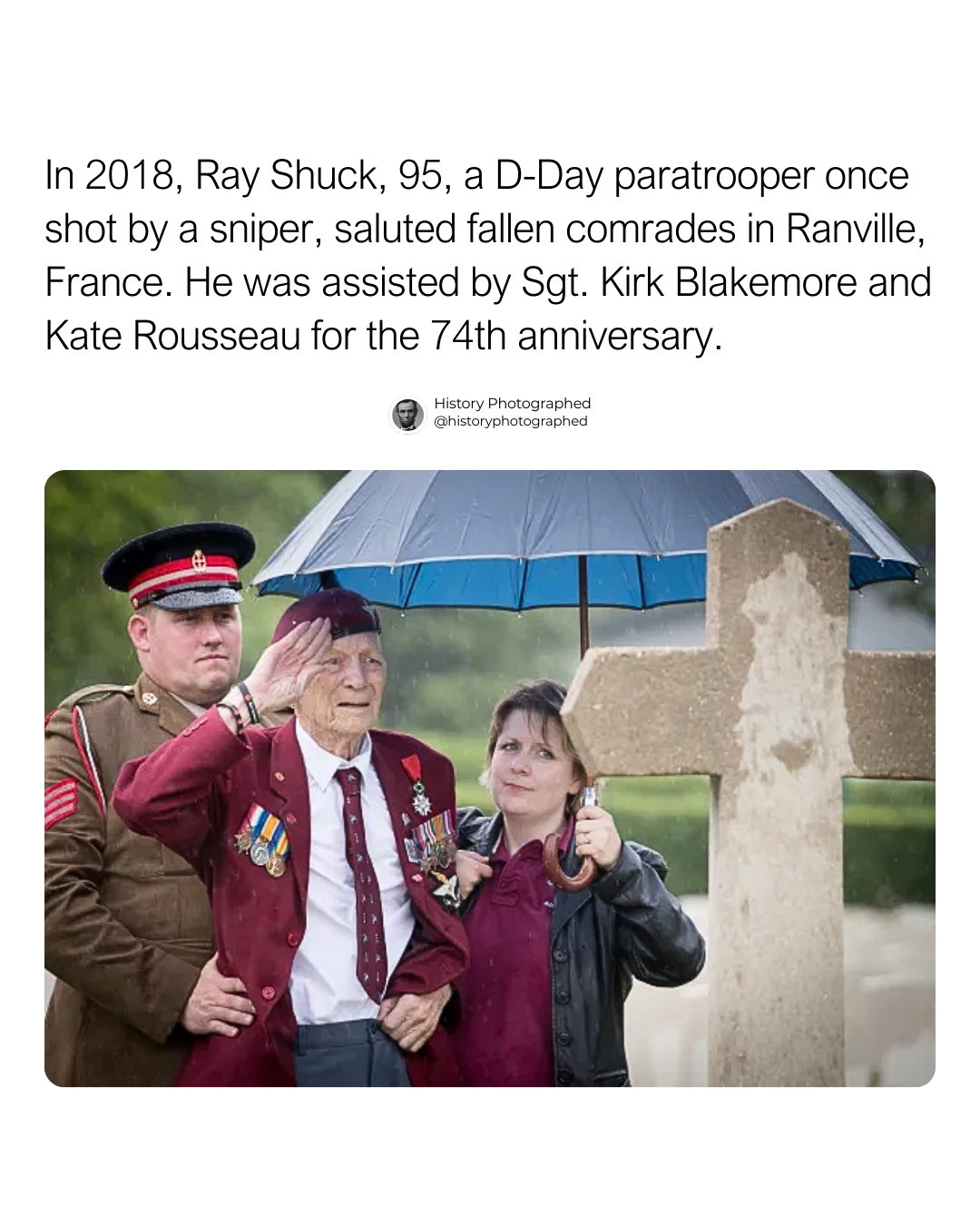 History - In June 2018, 95-year-old veteran Ray Shuck returned to ...