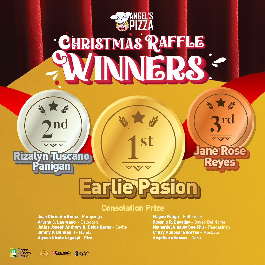 Angel's - Congratulations to our lucky winners of the Figaro Culinary ...