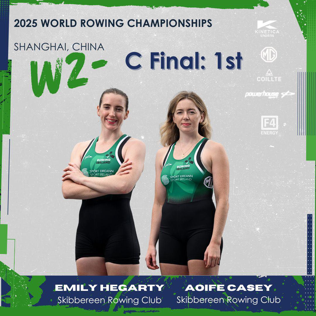 Rowing - The Women’s Pair of Aoife Casey and Emily Hegarty have ...