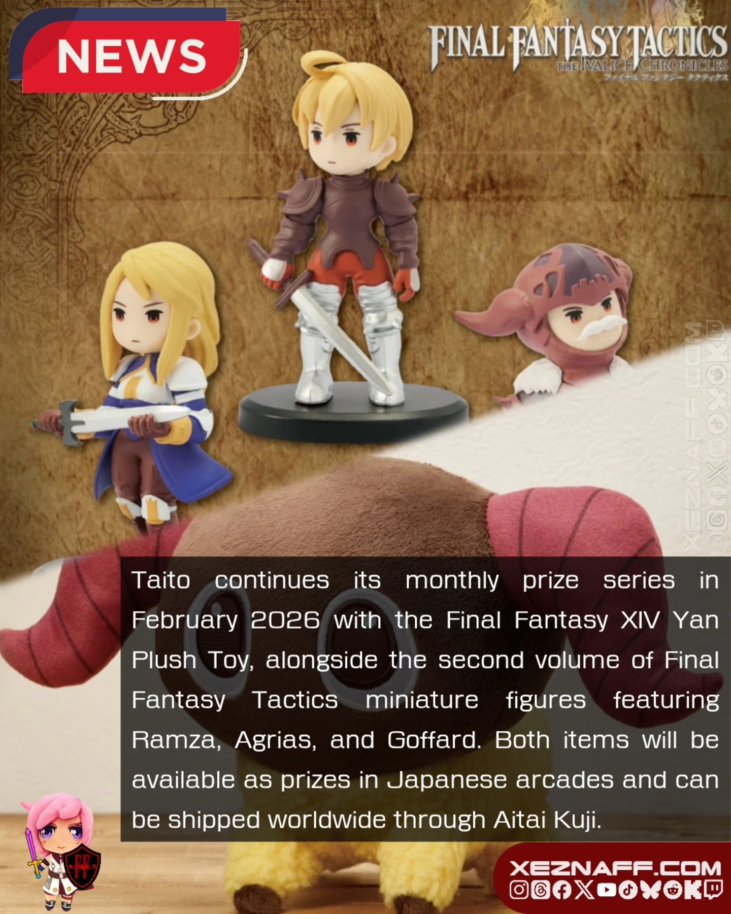 Taito continues its monthly prize series in February 2026 with the