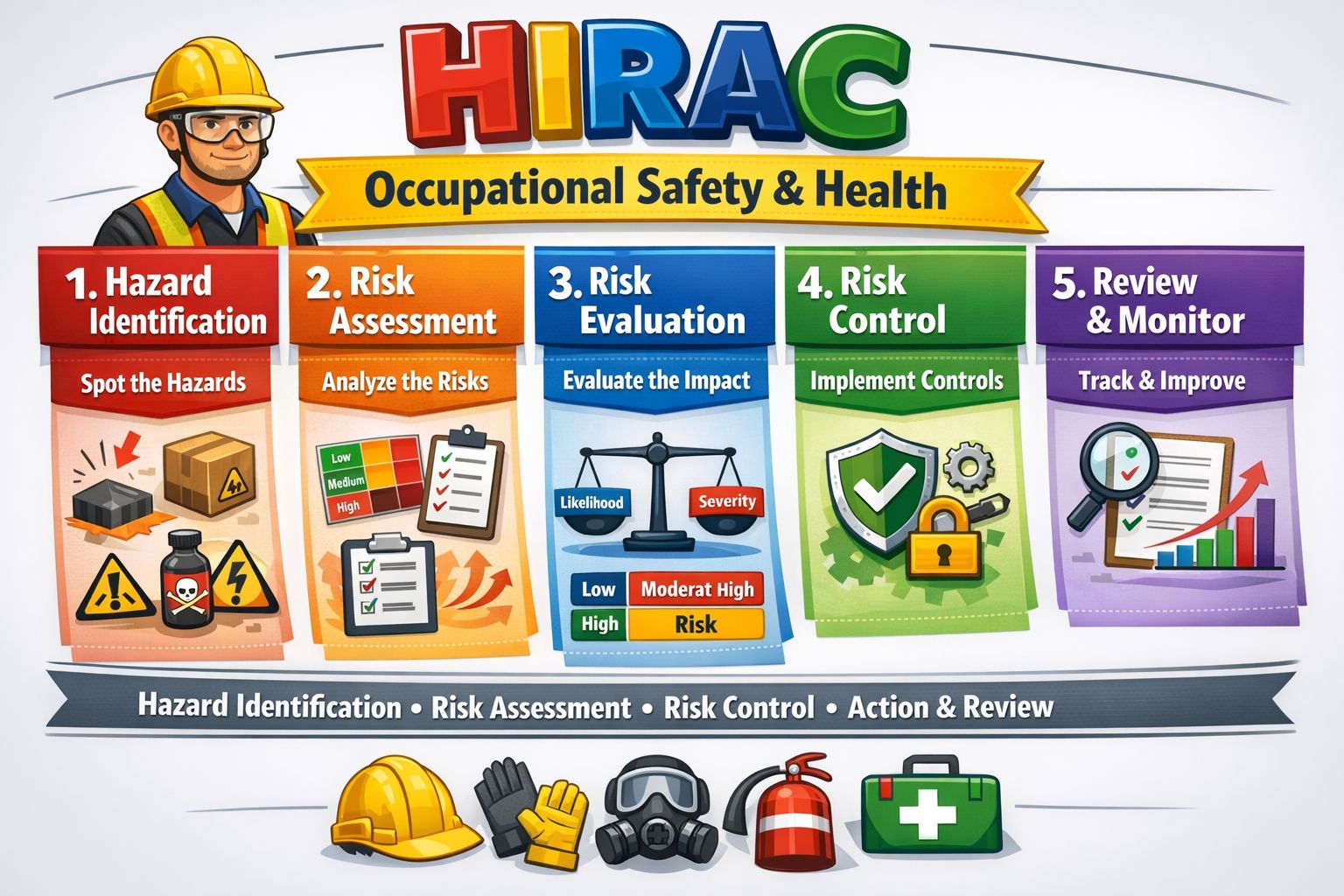 OSHC Region 6 - SAFETY TIP 101 OF THE DAY: ⛑️🦺 HIRAC: A... | Facebook