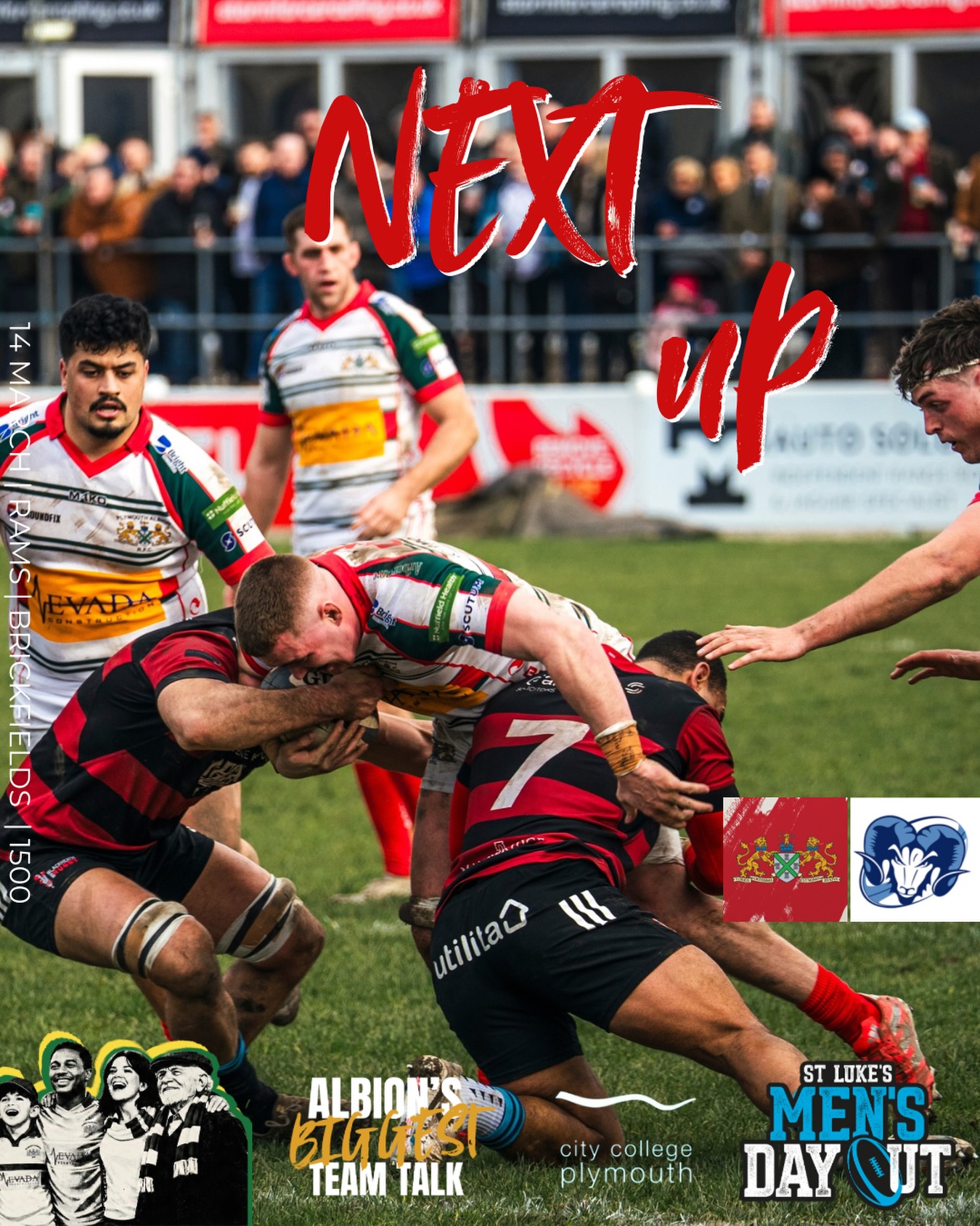 Plymouth - A huge game is coming to Brickfields 🔥 Albion take on Rams ...