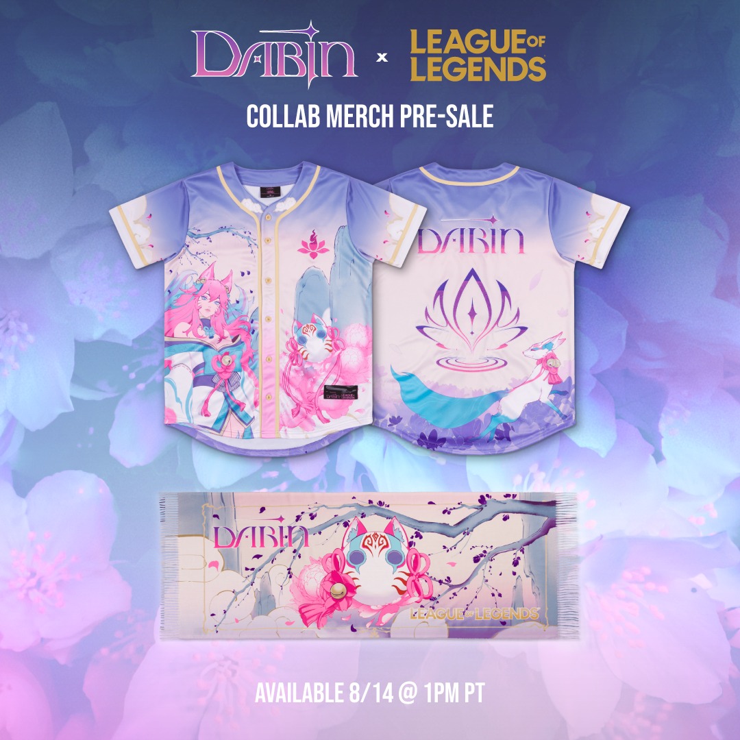 Dabin - DABIN x LEAGUE OF LEGENDS SPIRIT BLOSSOM MERCH 🌸... | Facebook