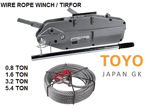 TOYO manual wire rope winch are... - Toyo - Toyolift Japan GK