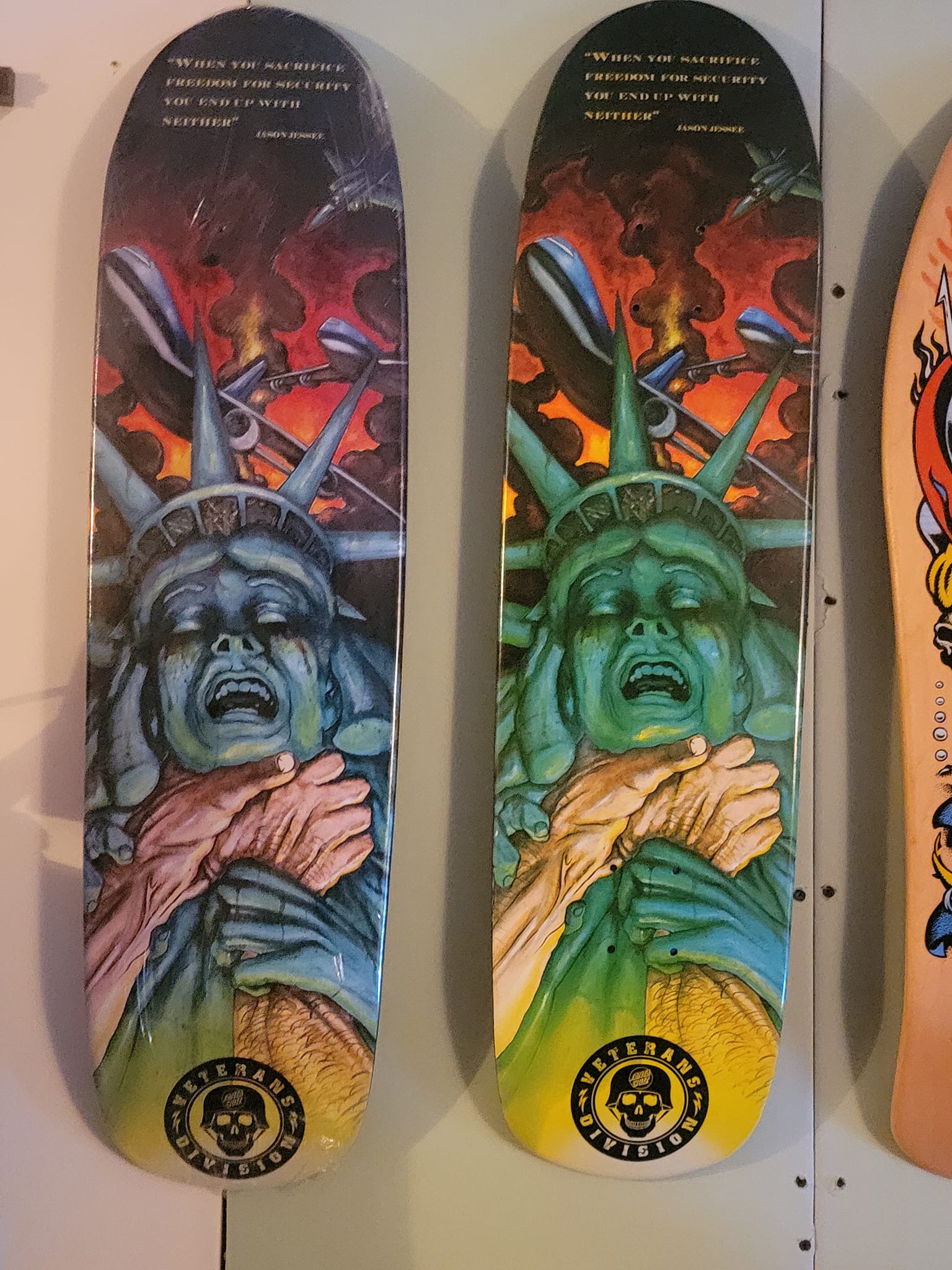 Identifying original and reissue liberty decks?