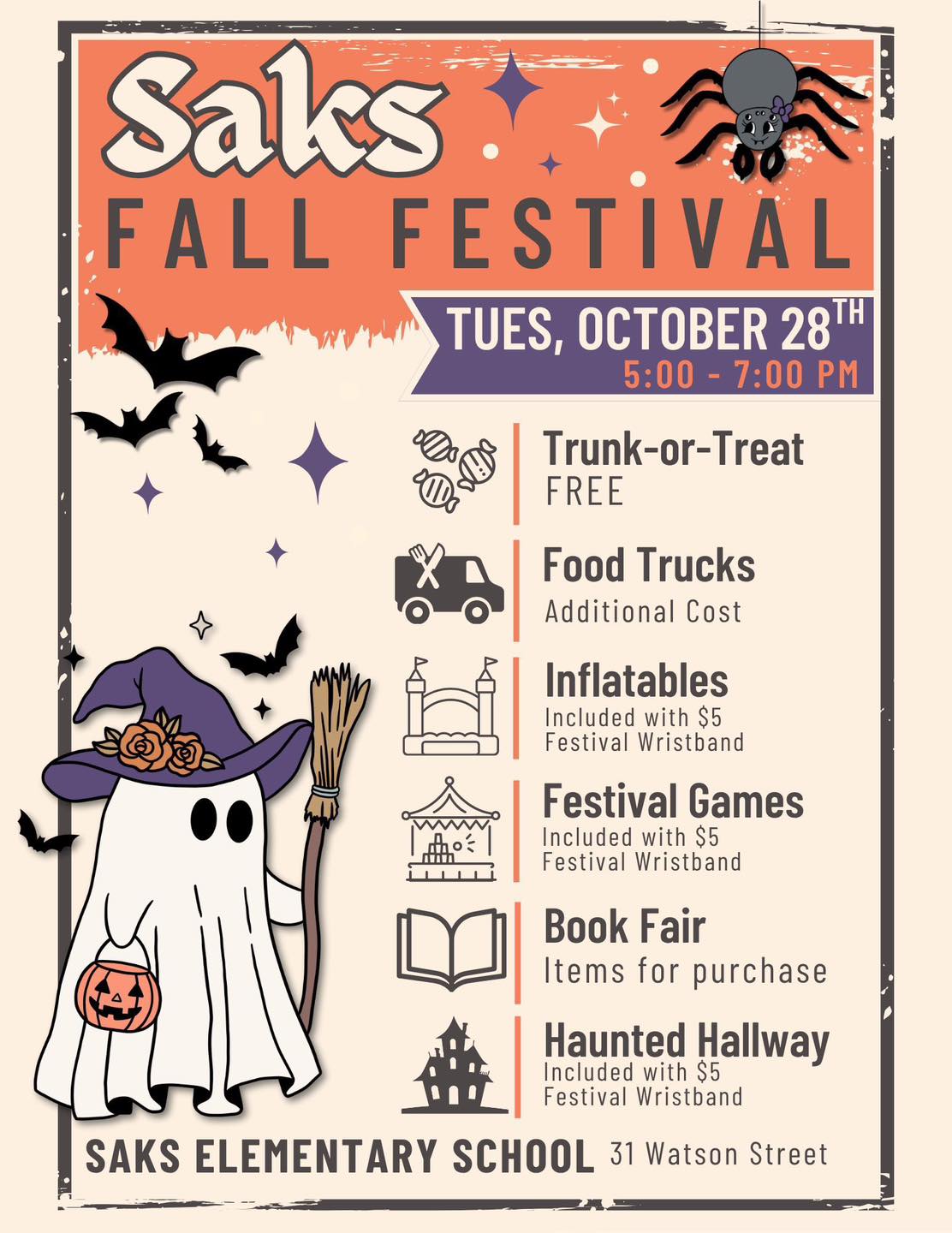 Saks - 🍂🎃 Reminder! Our Fall Festival and Trunk or Treat is tomorrow ...