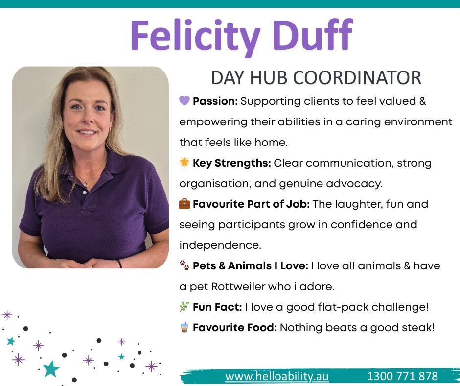 Hello Ability - 🌟 Meet Felicity Duff – Our Camden Day... | Facebook