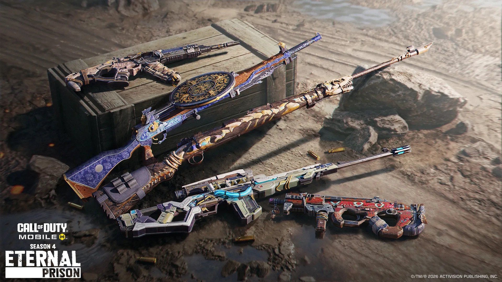 Season 4 (2026) Battle Pass Blueprints ✓ Weapons: 🟣 Type 19