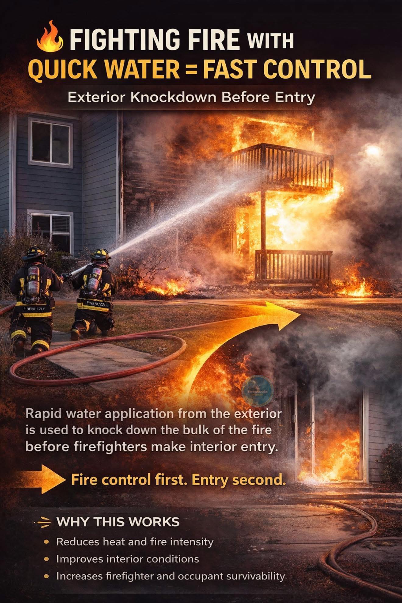 Foster - 🔥 FIGHTING FIRE WITH QUICK WATER = FAST CONTROL Exterior ...